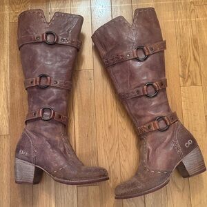 BED|STU Decree Western Heeled Boot in 6.5
